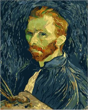 Self Portrait Van Gogh - Paint by Numbers Kit