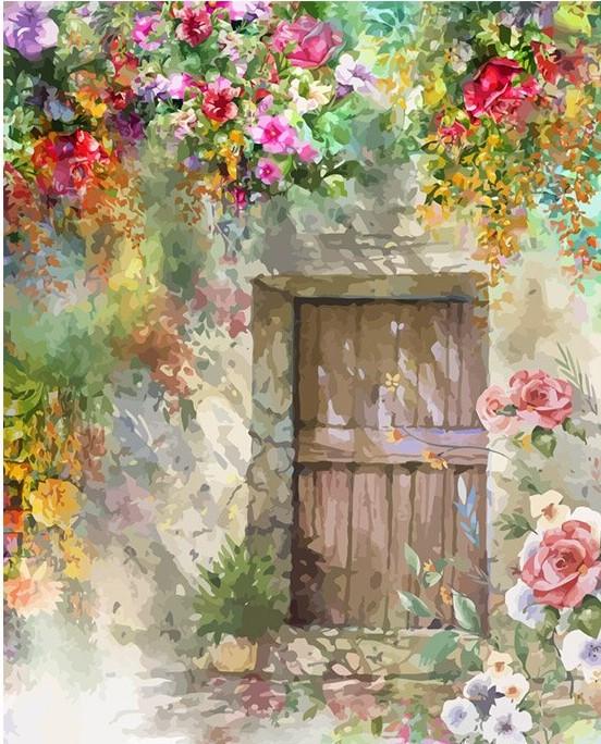 Window And Flowers
