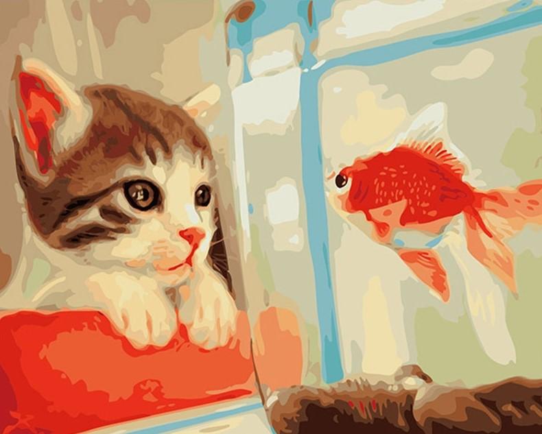 Cat And Fish