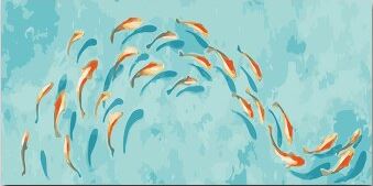 Gold Fishes - Paint by Numbers