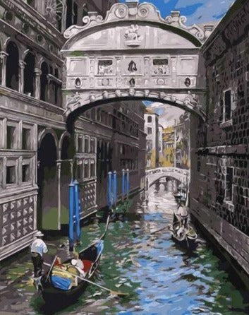 Water Alleys - Paint by Numbers