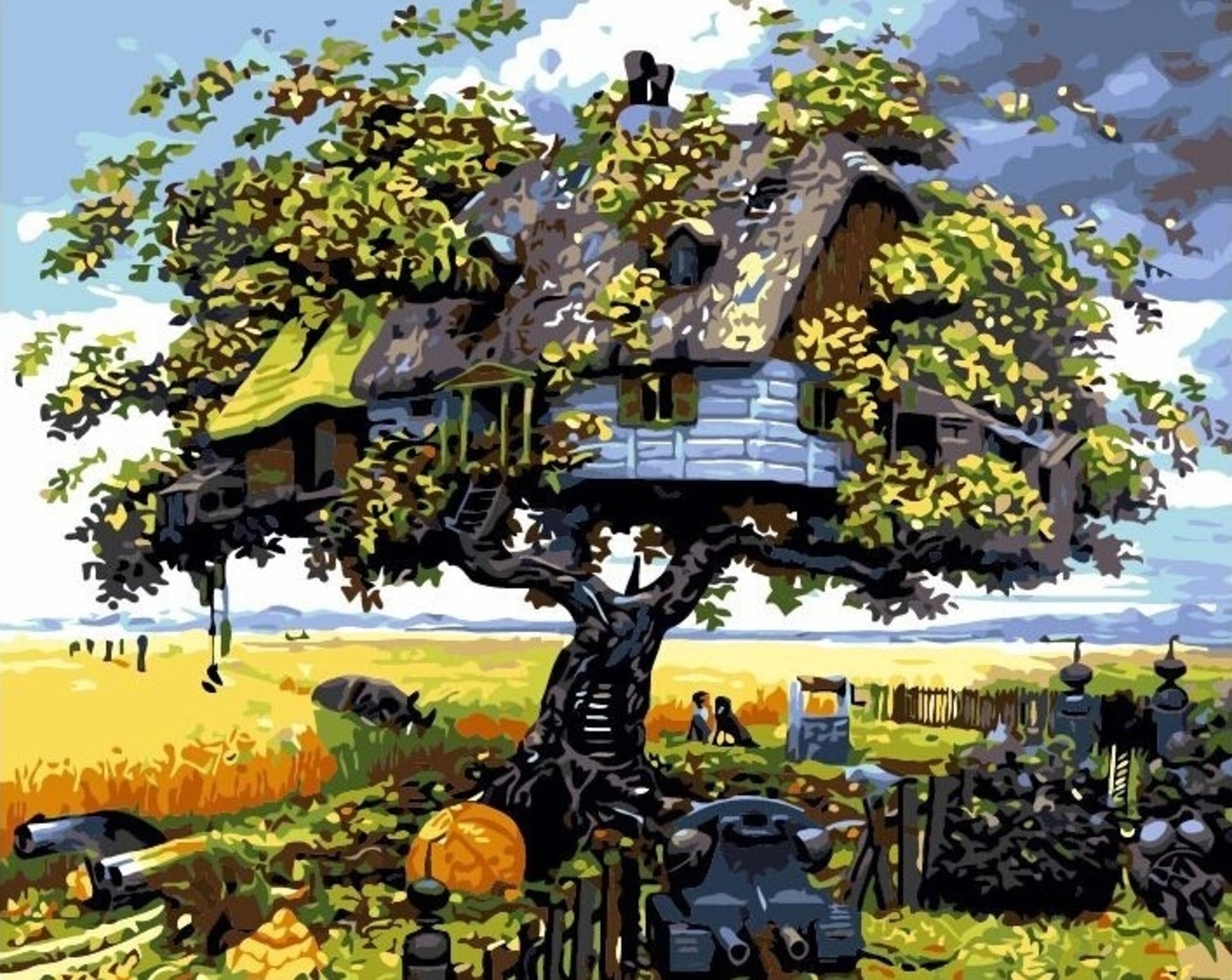 Animated Tree House Fairy Tale Painting kit