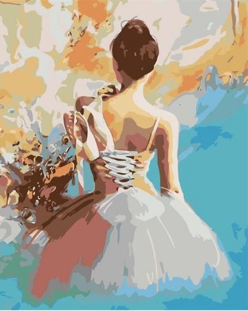 Ballet Dancer - Abstract Paint by Numbers