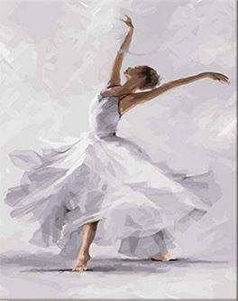 Beautiful Ballet Girl - Paint by Numbers