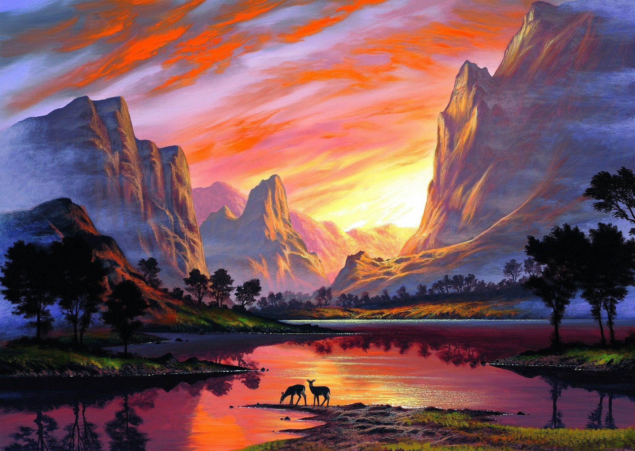 Beautiful Nature view painting by number