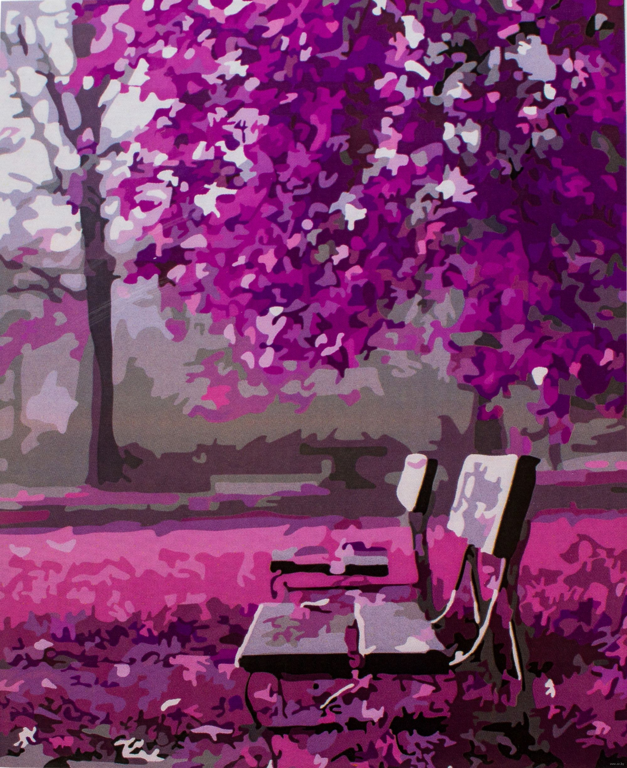 Purple Garden Painting diy kit