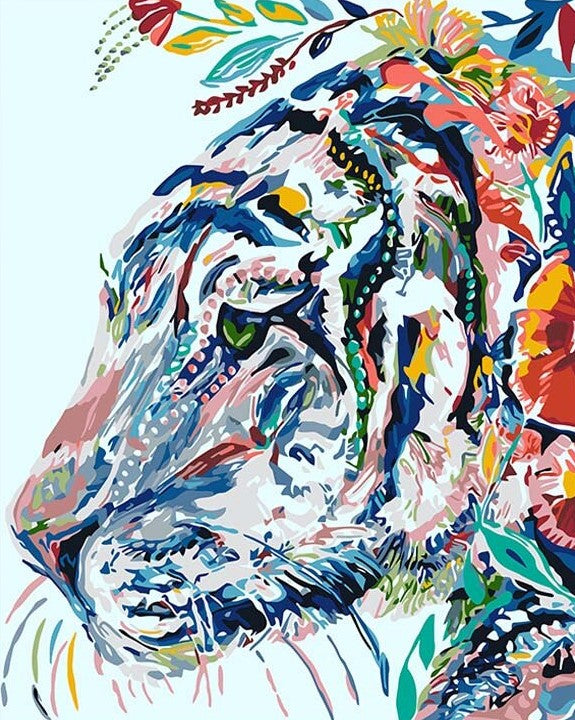 Beautiful Tiger Painting King