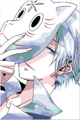 Beautiful children Anime - Paint by Numbers