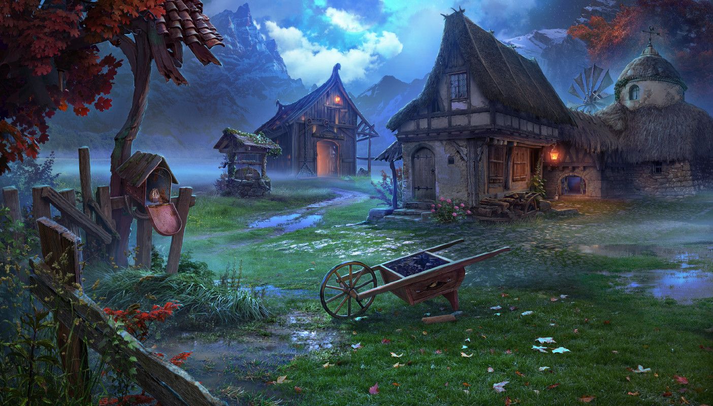 house in wild Pain by number