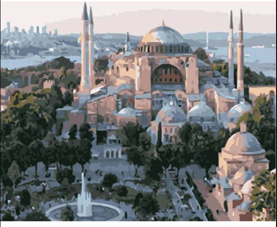 Beautiful Holy Mosque Painting 
