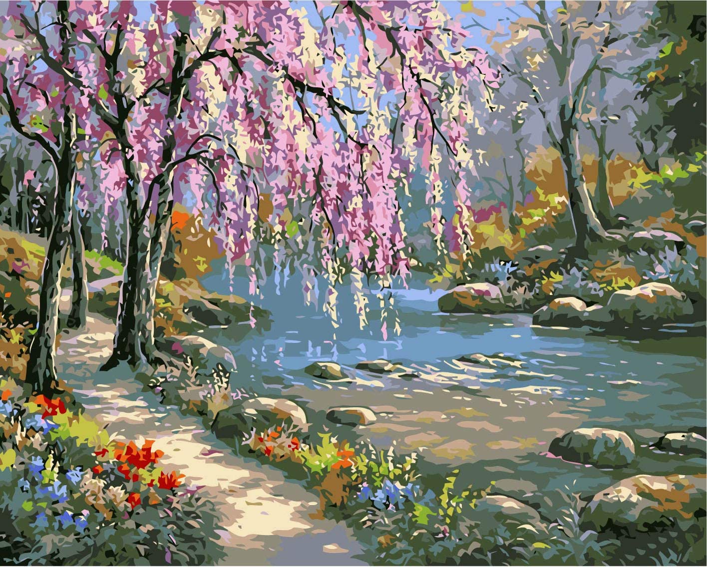 Lake painting