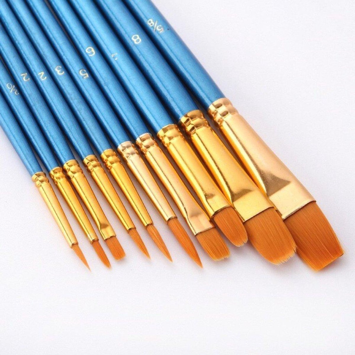 Paint by numbers brushes