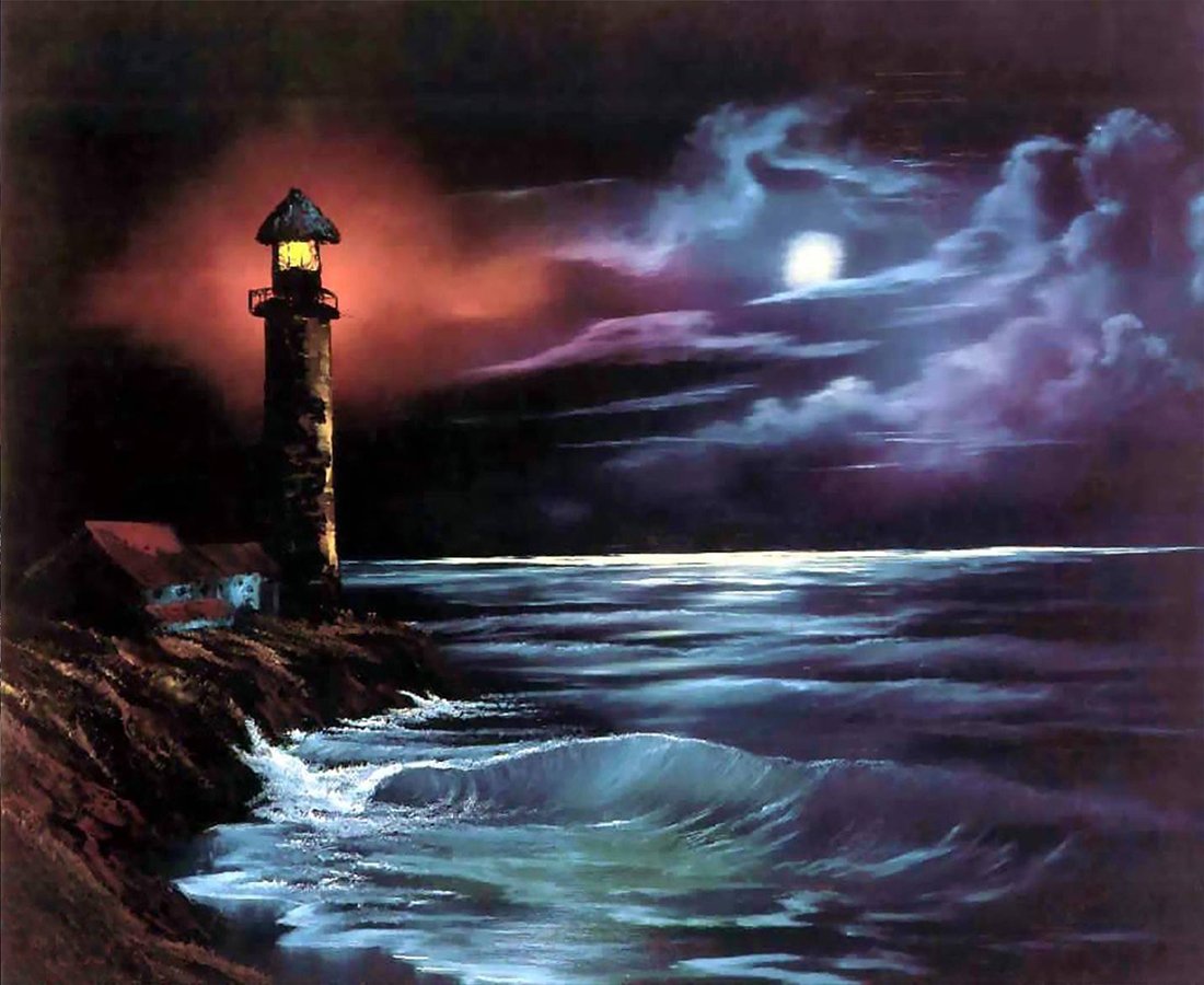 Light House painting by Numbers