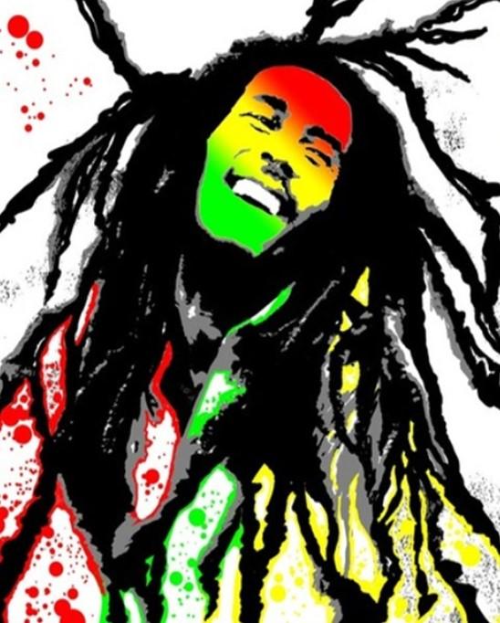 Bob Marley Painting