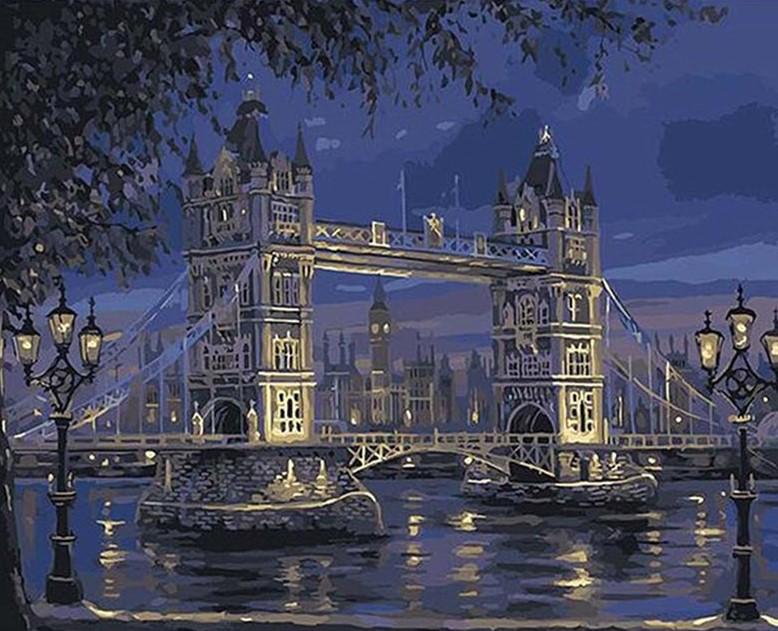 Beautiful bridge painting