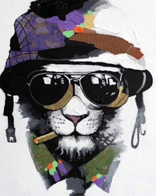 Tiger painting