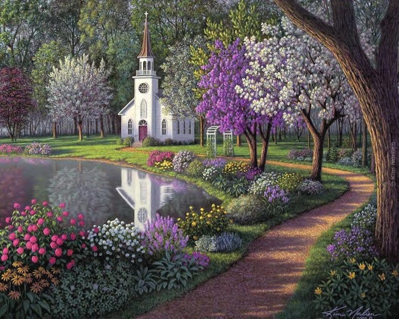 church painting