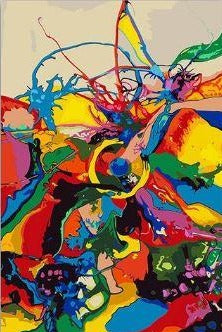 Colorful Abstract - Paint by Numbers