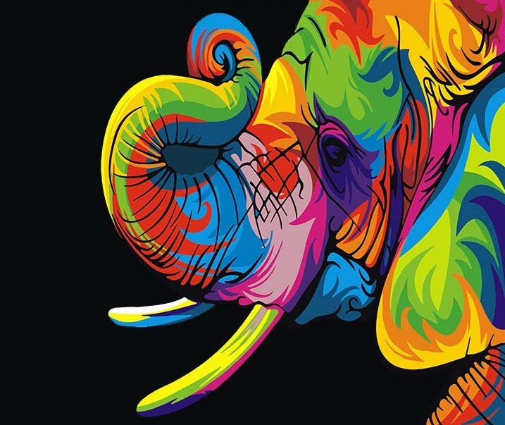 Colorful Elephant Painting Kit