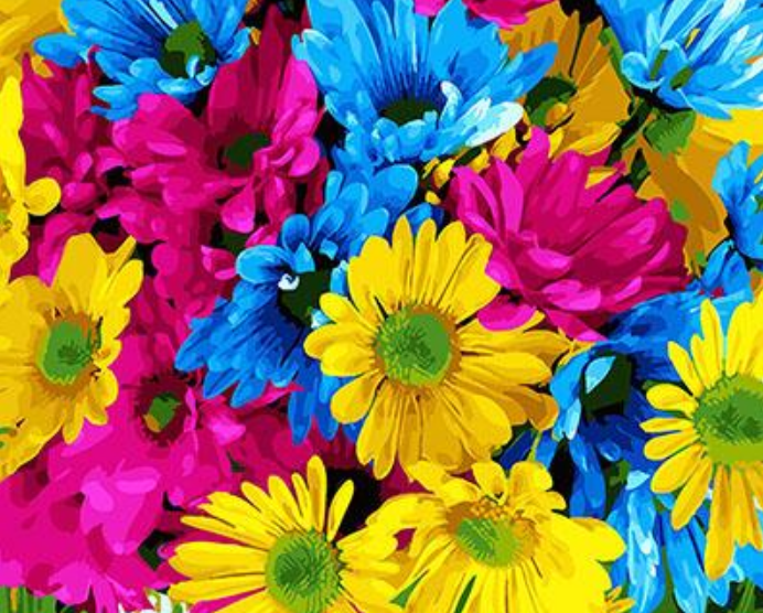 Colorful Flowers Kit