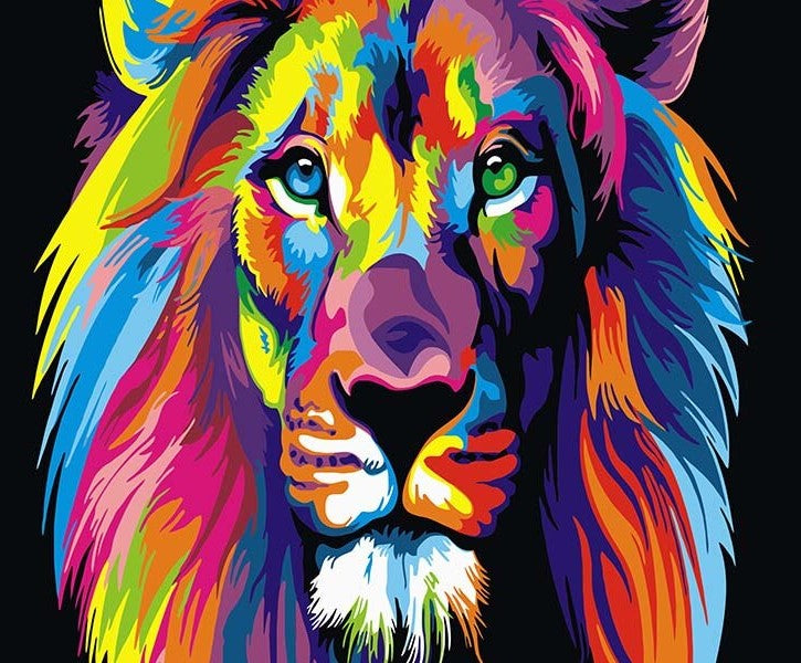 Colorful Lion Painting Kit