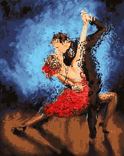 Couple  Kissing And Dancing