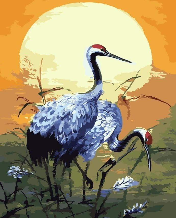 Cranes painitng
