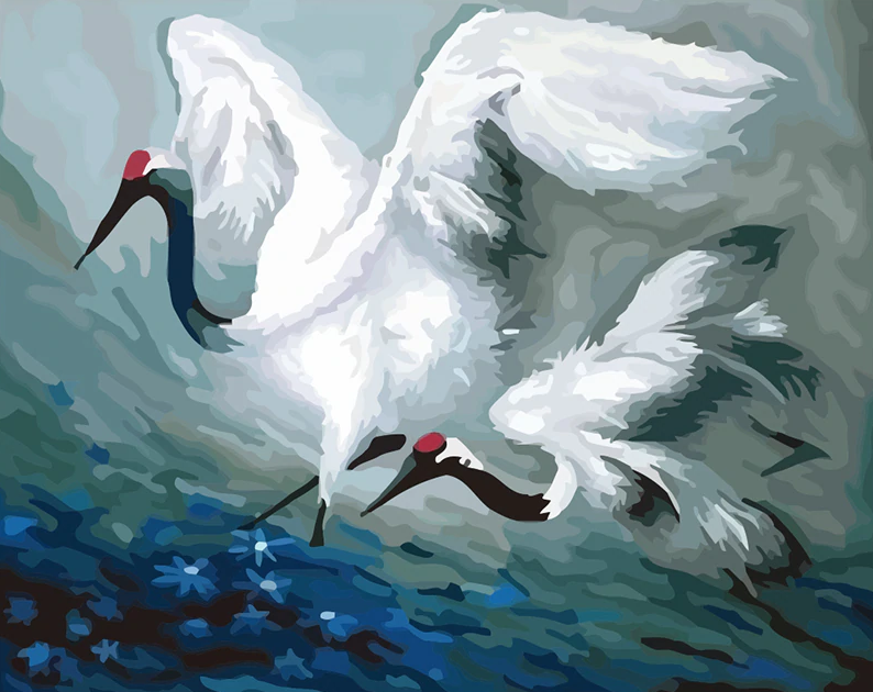 Cute Cranes Painting Kit