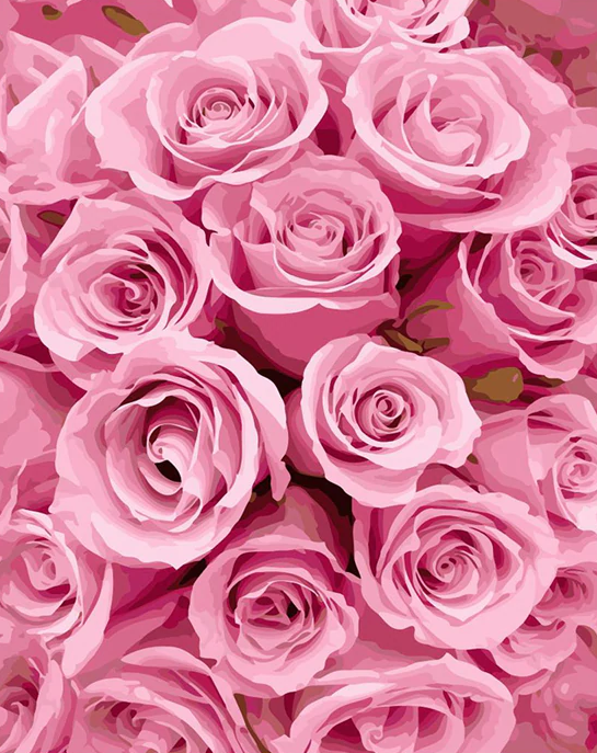 Cute Pink Roses Kit