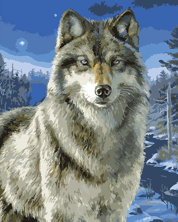 Wolf painting kit