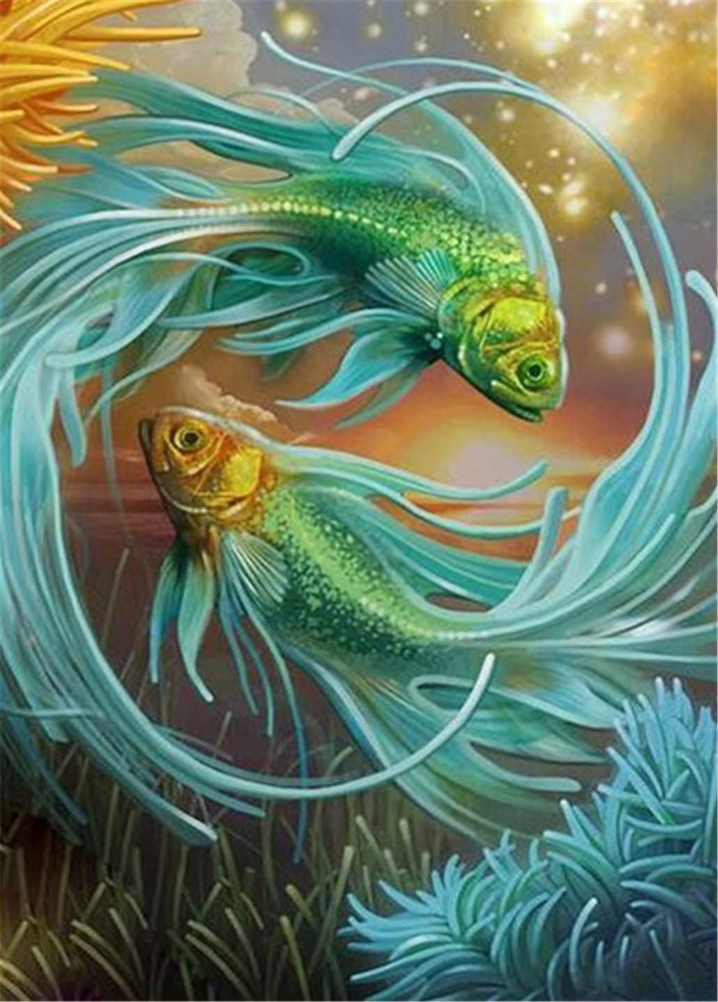 fish paint By number DIY kit