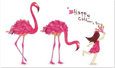 Happy Little Girl Playing - Painting Kit