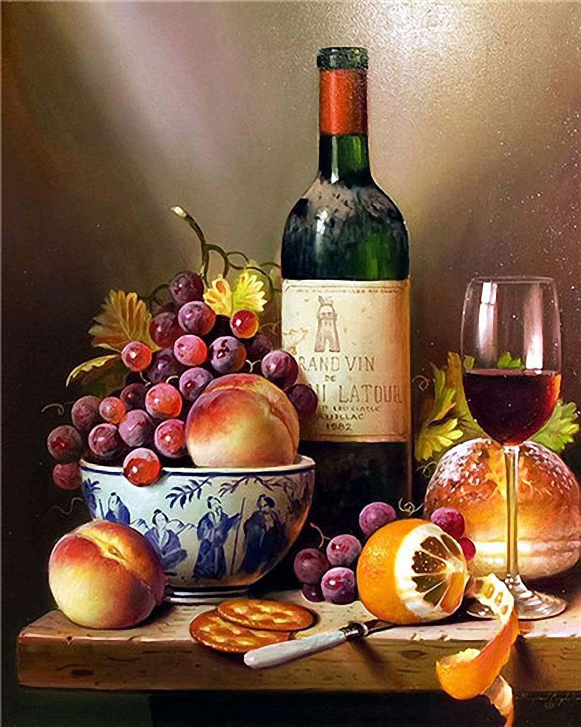 Fruits paint by numbers