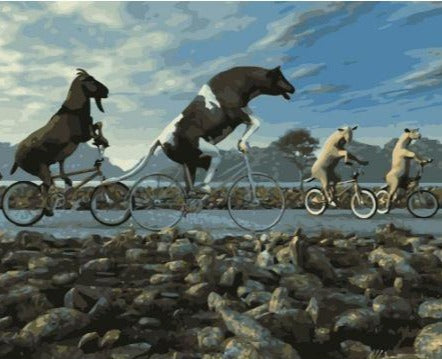 Funny Cow Bike - Painting  Kit