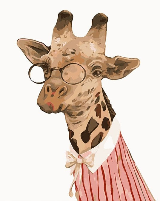 Giraffe And Glasses