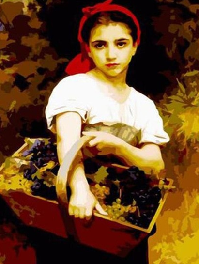 Girl And Bucket