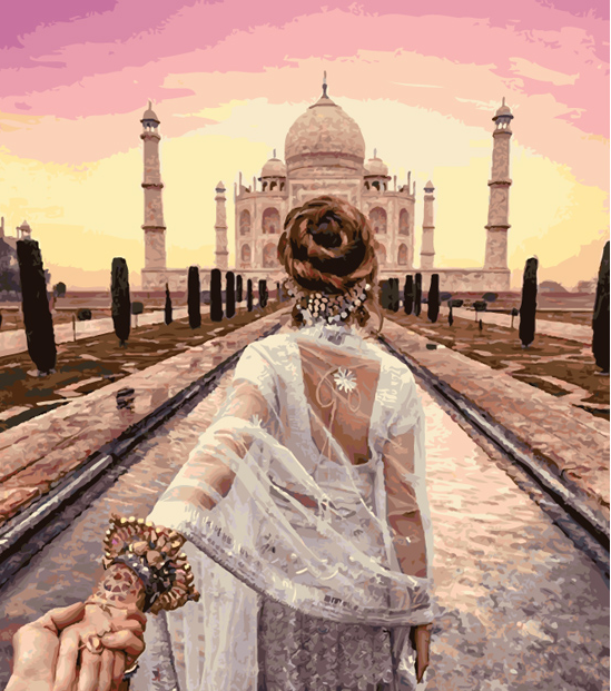 Glamour Girl At Taj