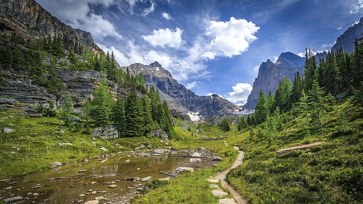 mountain painting
