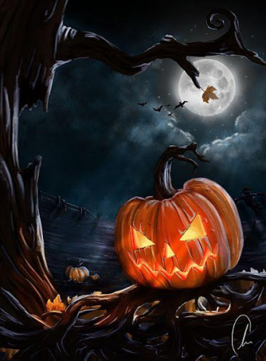 Halloween Pumpkin Paint BY Number kit