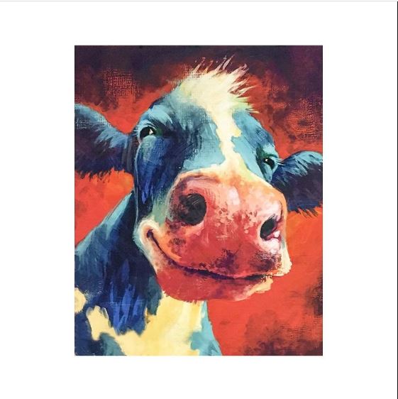 Smiling Cow - Paint by Numbers Kit