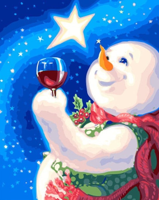 Snowman And Stars