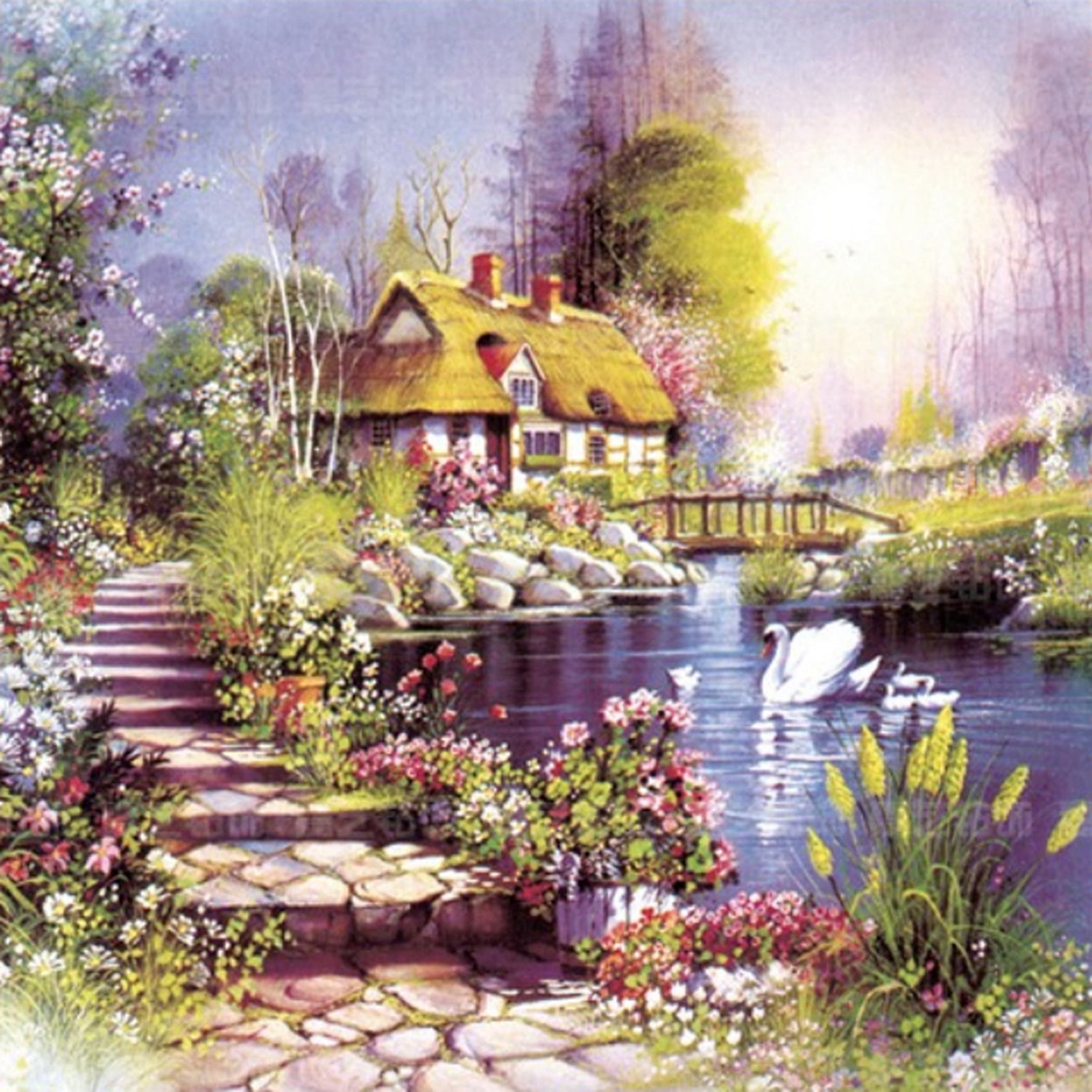 House In Garden paint by numbers