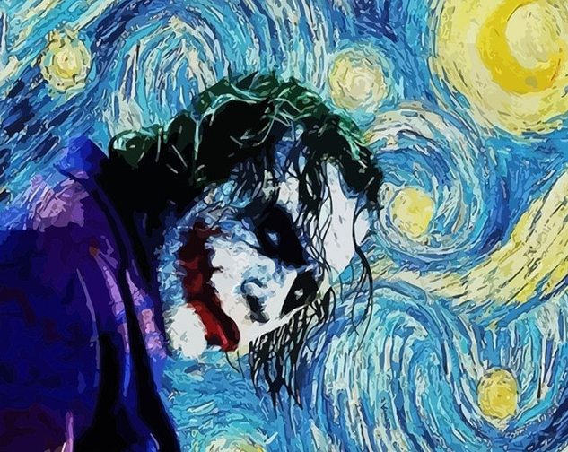 Joker Look paint by numbers