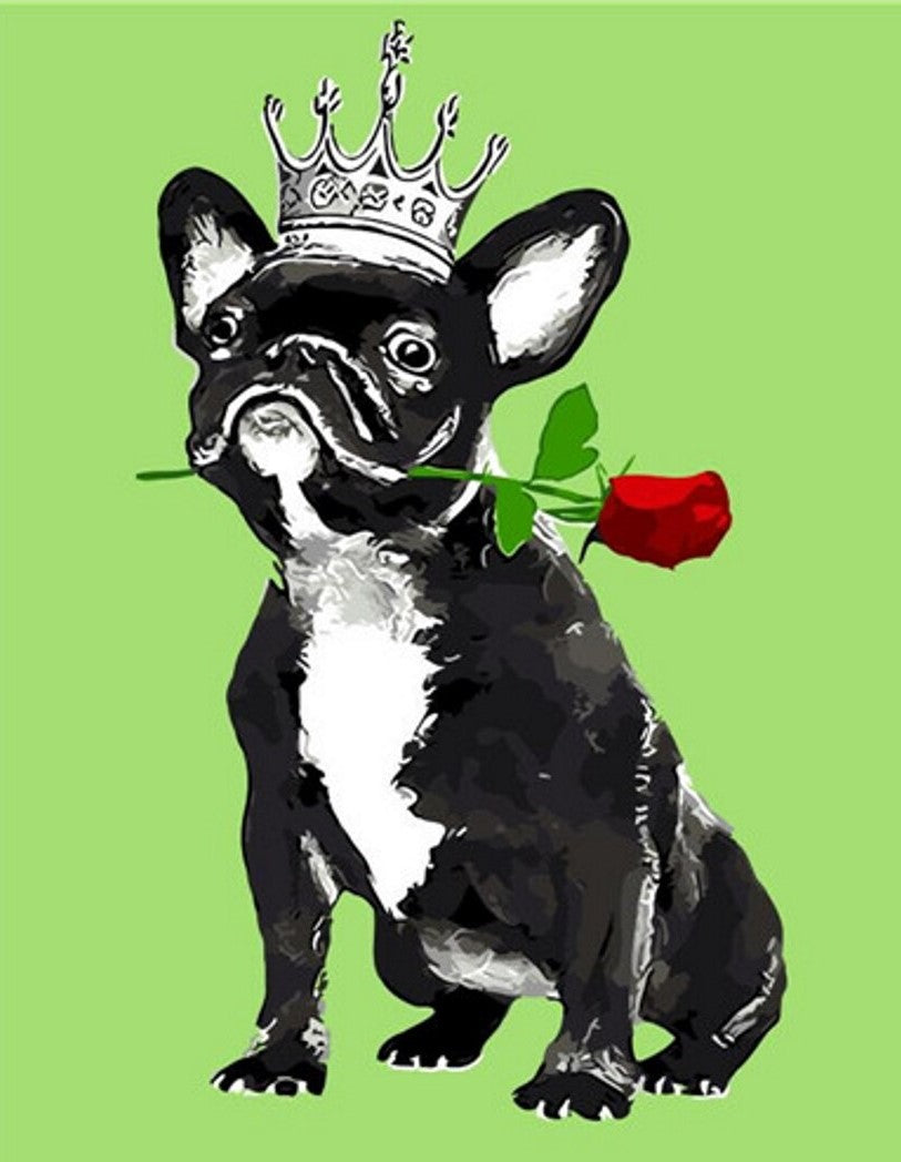 Dog And Rose painting kit