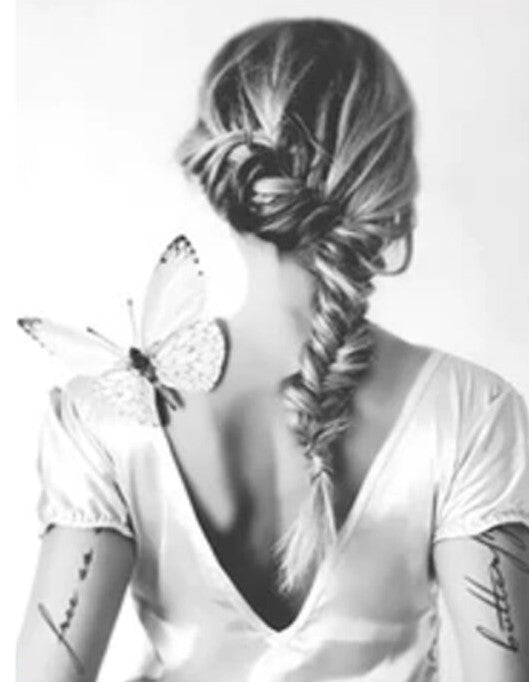 Girl And Butterfly