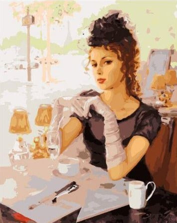Awaiting Women - Paint by Numbers Kit