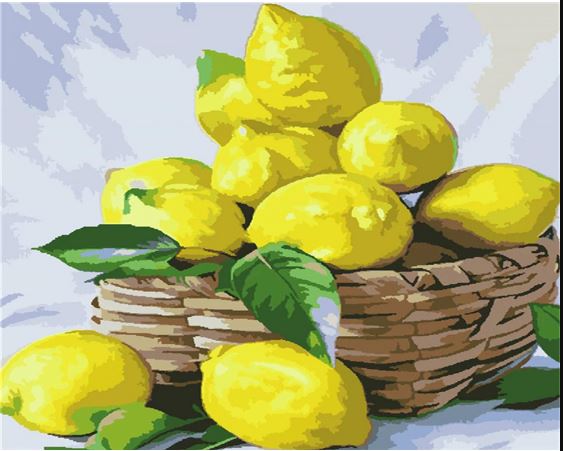 Lemons Paint by Numbers