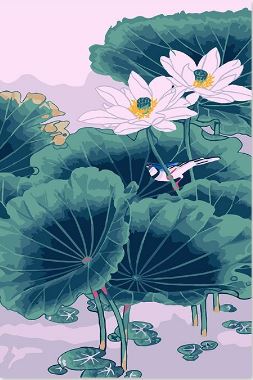 Lotus Pond - Painting Kit