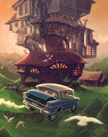 Magic House and Flying Car - Painting Kit