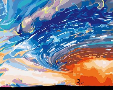 Manual Adornment Adult Sky Fantasy - Painting Kit